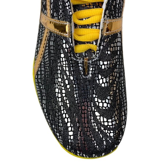 Budosaga Wushu Routine Competition High Performance Shoes Black Metallic Women 7 - Picture 8 of 13